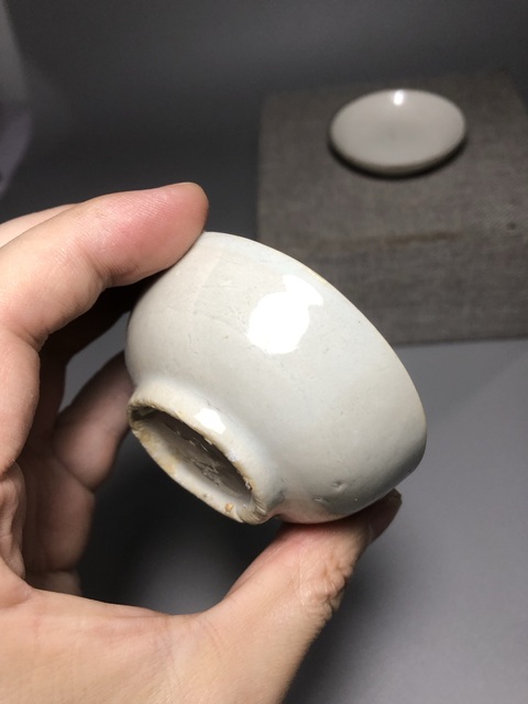 古玩陶瓷青白釉盞真品鑒賞圖