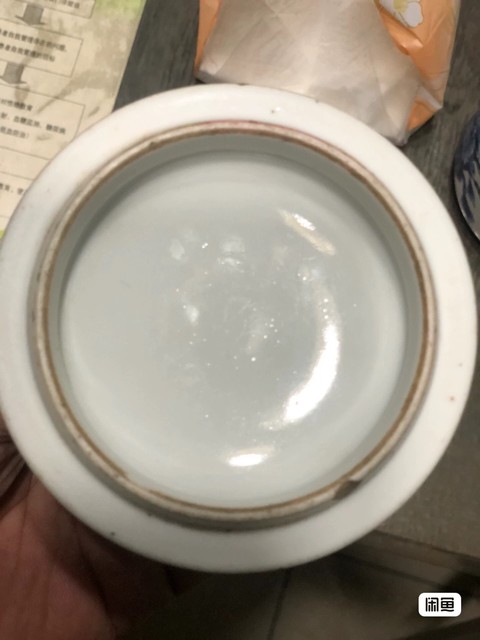古玩陶瓷粉彩花卉紋馬克杯真品鑒賞圖