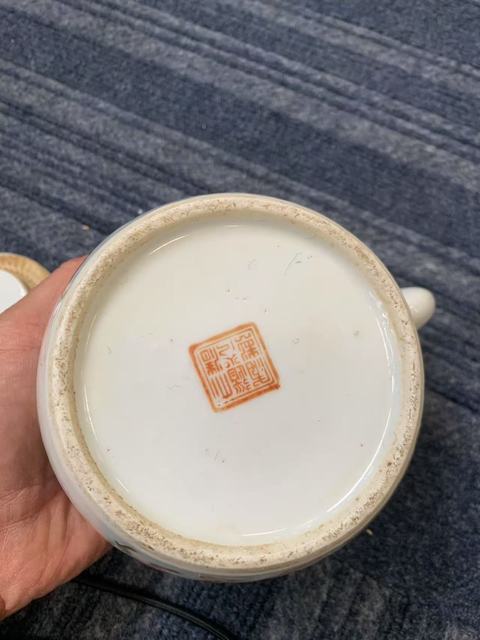 古玩陶瓷粉彩壺真品鑒賞圖