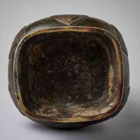 古玩銅器尊瓶真品鑒賞圖