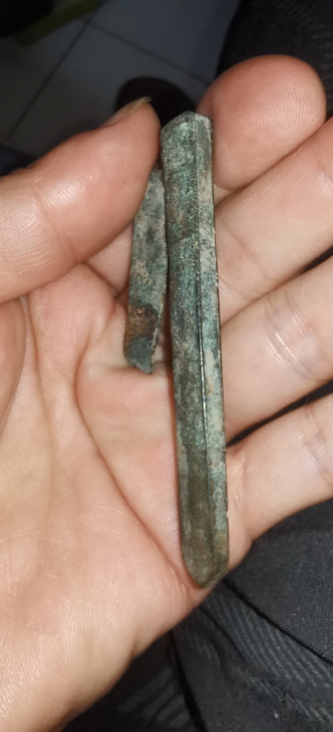 古玩銅器銅小刀真品鑒賞圖