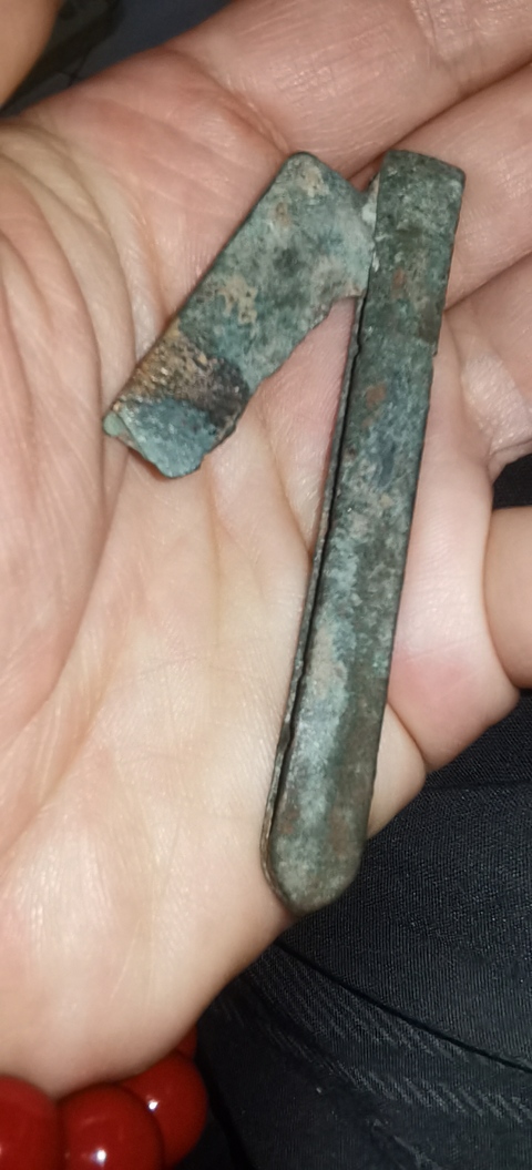 古玩銅器銅小刀真品鑒賞圖