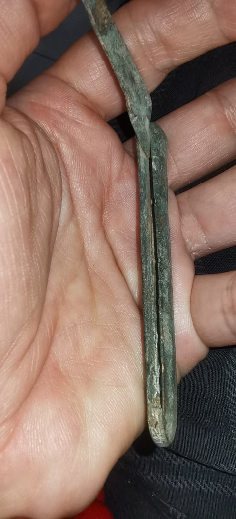 古玩銅器銅小刀真品鑒賞圖