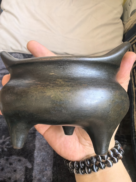 古玩銅器爐子真品鑒賞圖