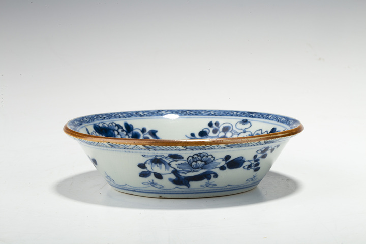 古玩陶瓷清早·青花花卉紋洗拍賣,當前價格288元