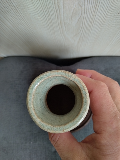 古玩陶瓷青白釉箸瓶真品鑒賞圖