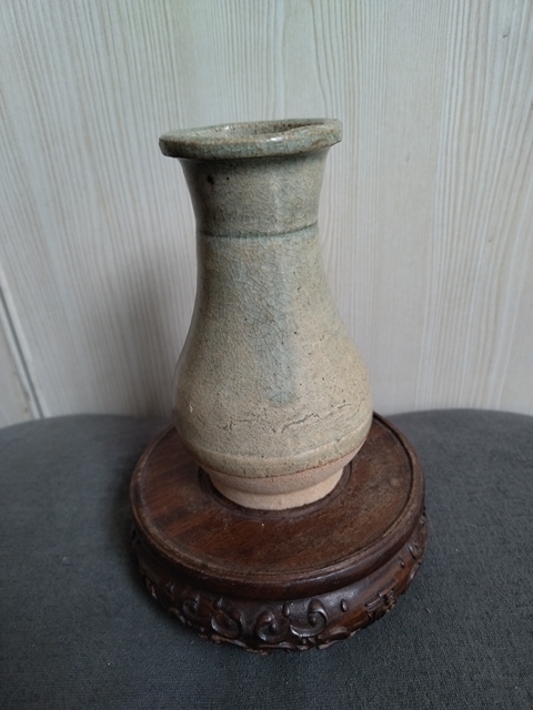古玩陶瓷青白釉箸瓶真品鑒賞圖