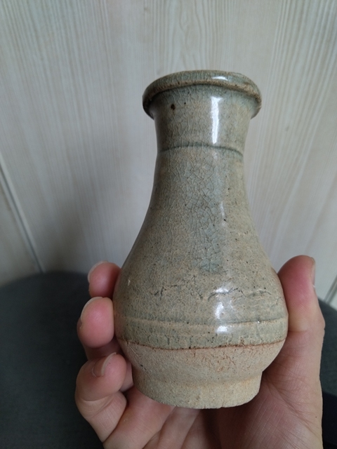 古玩陶瓷青白釉箸瓶真品鑒賞圖
