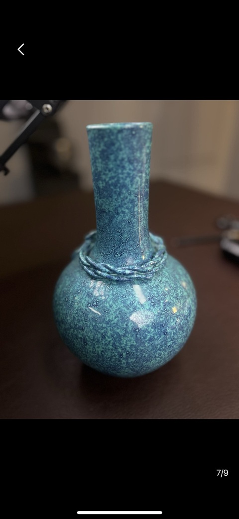 古玩陶瓷爐鈞釉瓶真品鑒賞圖