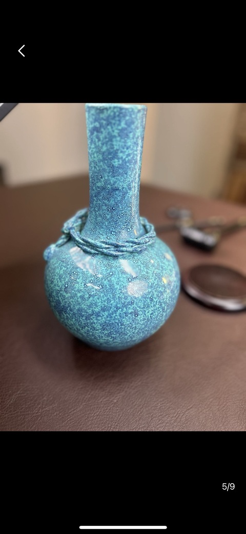 古玩陶瓷爐鈞釉瓶真品鑒賞圖