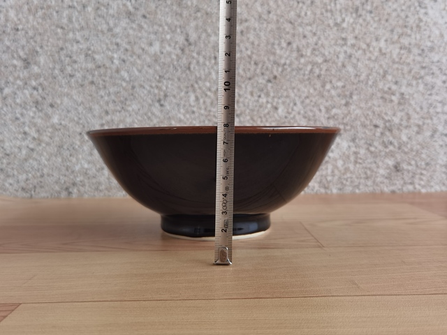 古玩陶瓷黑釉碗拍賣,當(dāng)前價(jià)格220元