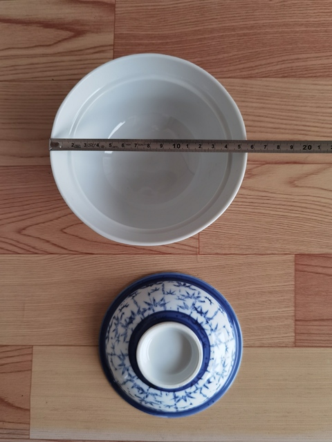 古玩陶瓷青花蓋碗真品鑒賞圖