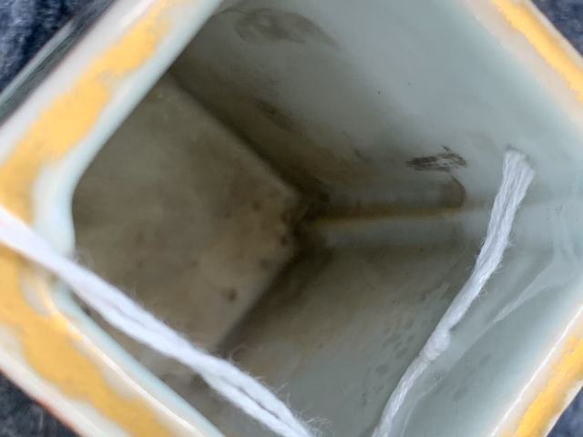 古玩陶瓷粉彩筆筒真品鑒賞圖
