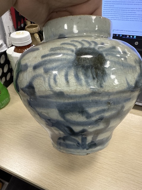 古玩陶瓷晚明. 青花罐拍賣,當前價格1300元