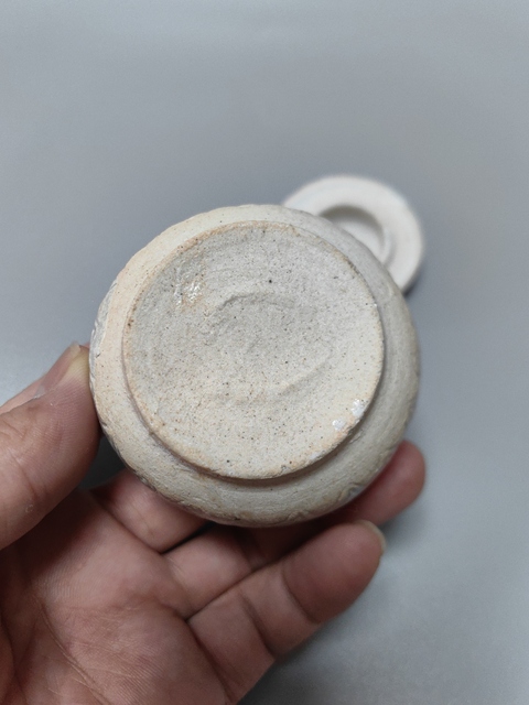 古玩陶瓷青白釉蓋罐真品鑒賞圖