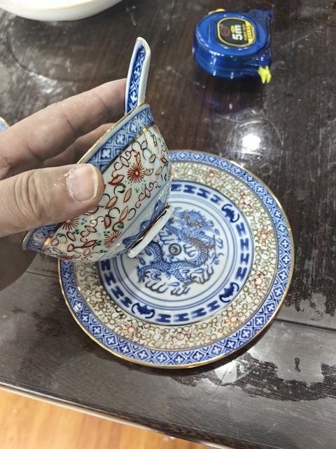 古玩陶瓷青花玲瓏瓷真品鑒賞圖