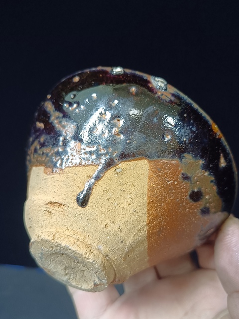 古玩陶瓷福清窯黑釉茶盞真品鑒賞圖