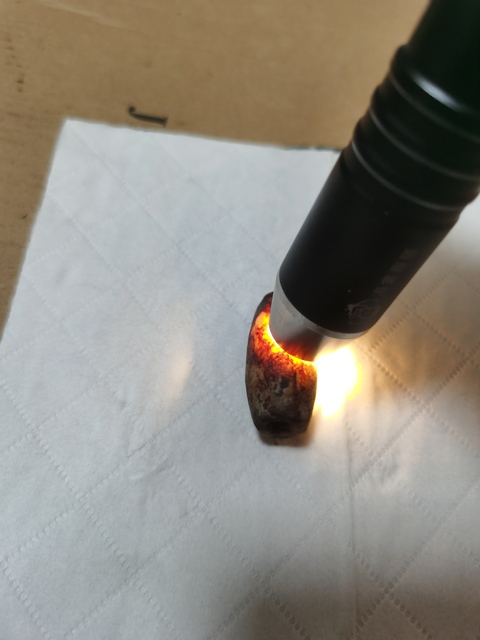 古玩玉器仿古做舊玉管珠真品鑒賞圖