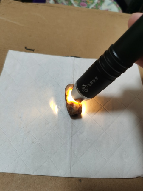 古玩玉器仿古做舊玉管珠真品鑒賞圖
