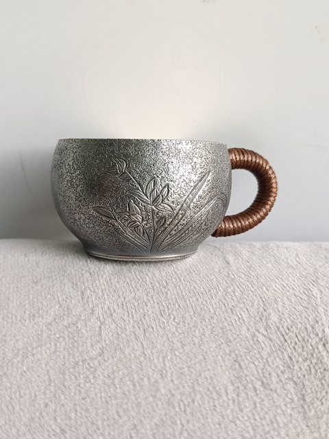 古玩雜項銀杯真品鑒賞圖