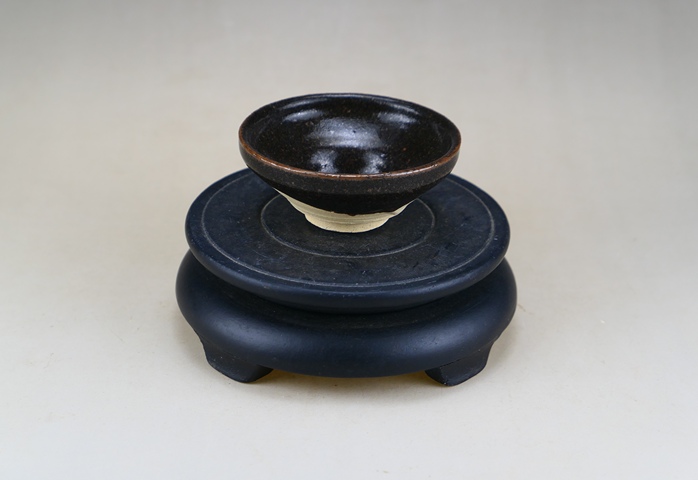 古玩陶瓷南宋.吉州窯黑釉茶盞(高級茶器)拍賣,當(dāng)前價格41元