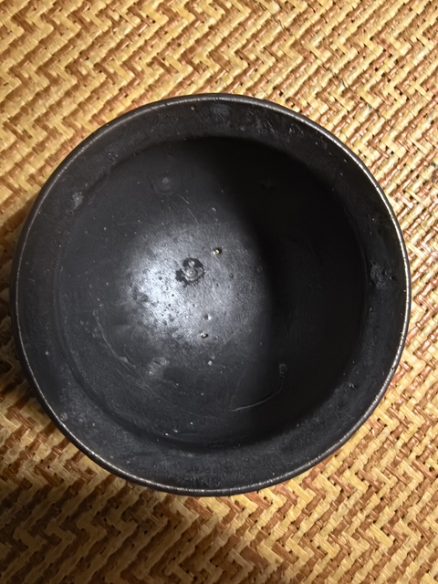 古玩陶瓷黑釉高足杯真品鑒賞圖