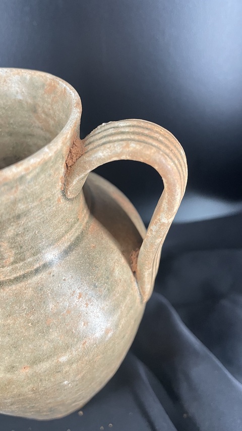 古玩陶瓷青瓷壺真品鑒賞圖
