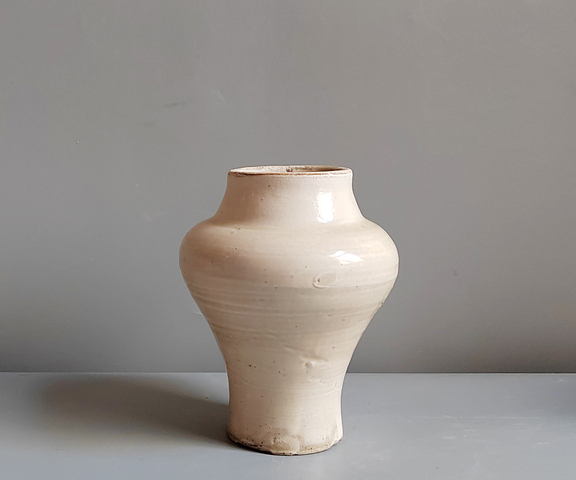 古玩陶瓷白釉罐真品鑒賞圖