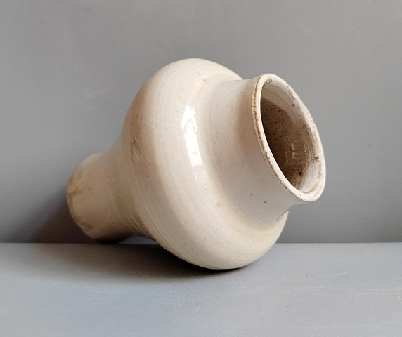 古玩陶瓷白釉罐真品鑒賞圖
