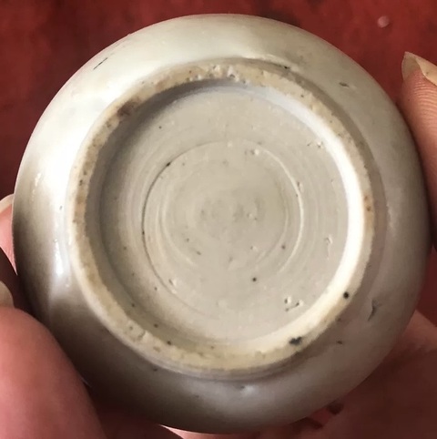 古玩陶瓷青花水盂真品鑒賞圖