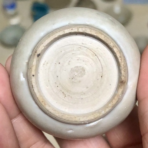 古玩陶瓷青花水盂真品鑒賞圖