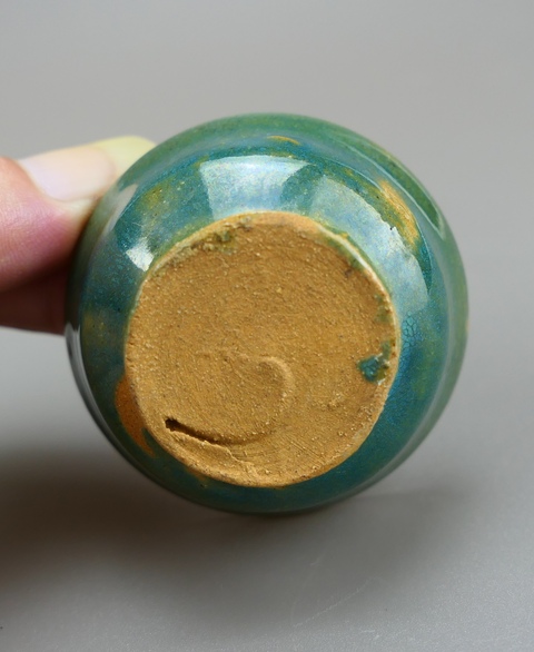 古玩陶瓷明清.孔雀藍釉杯拍賣,當前價格1元