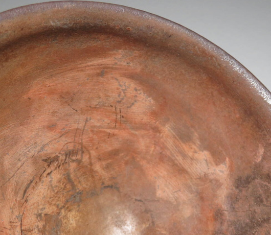 古玩陶瓷建窯柿紅釉茶盞真品鑒賞圖