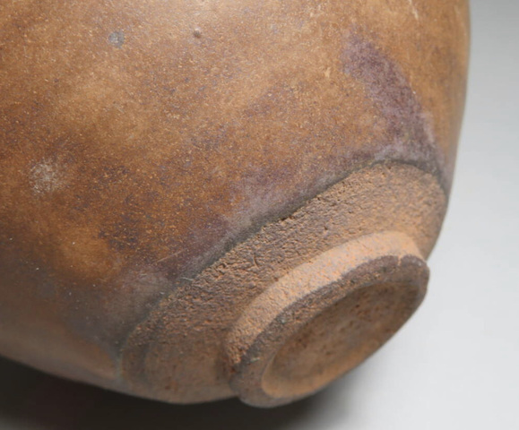 古玩陶瓷建窯柿紅釉茶盞真品鑒賞圖