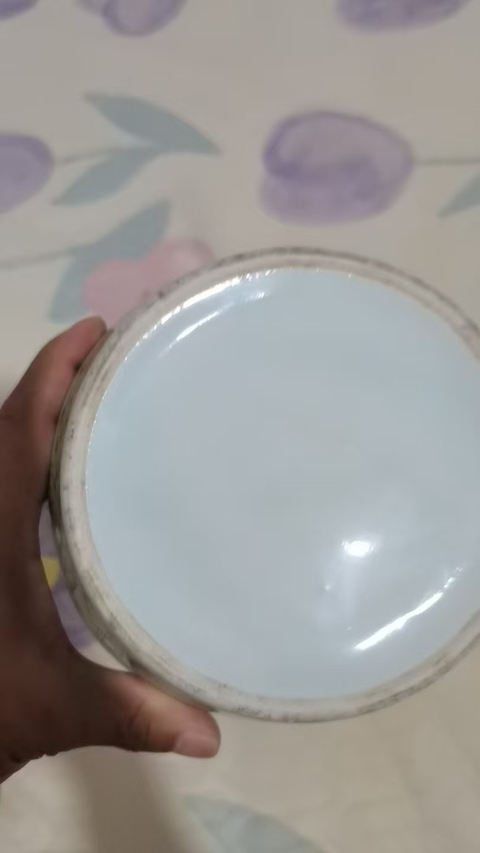 古玩陶瓷粉彩花卉紋撇口瓶真品鑒賞圖