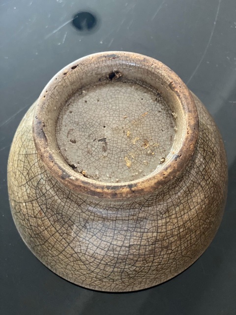 古玩陶瓷哥釉碗真品鑒賞圖