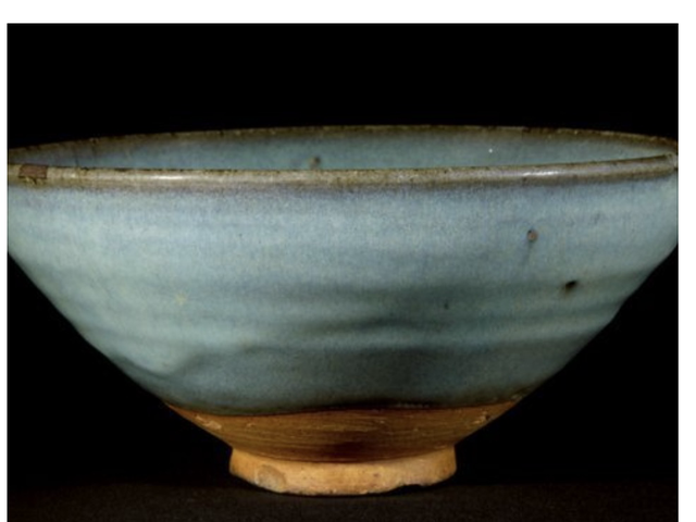 古玩陶瓷均窯碗真品鑒賞圖