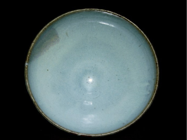 古玩陶瓷均窯碗真品鑒賞圖