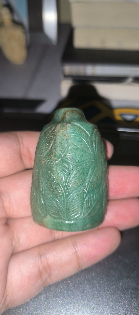 古玩玉器東陵玉雕“鼻煙壺”真品鑒賞圖