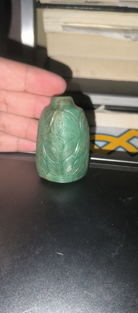 古玩玉器東陵玉雕“鼻煙壺”真品鑒賞圖