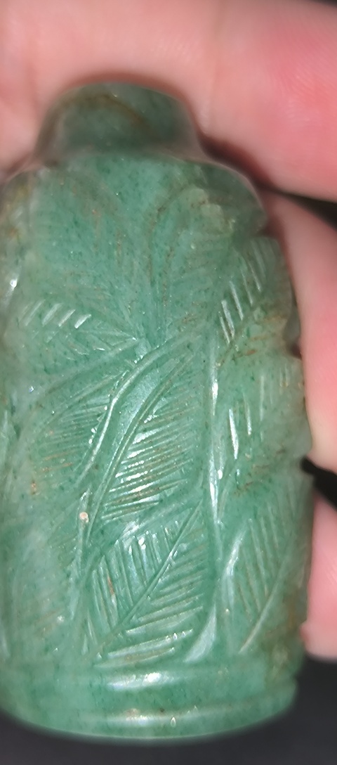 古玩玉器東陵玉雕“鼻煙壺”真品鑒賞圖