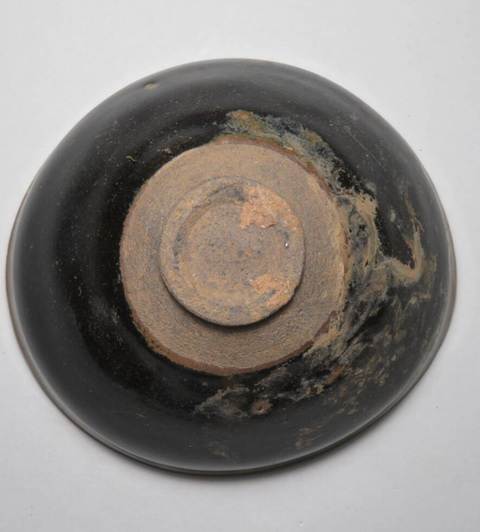 古玩陶瓷建窯黑釉茶盞真品鑒賞圖