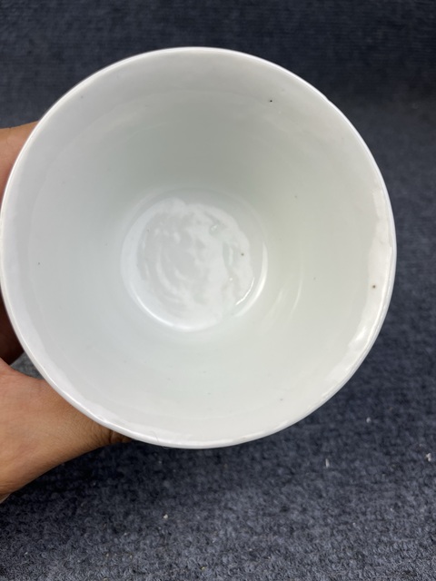 古玩陶瓷青花葡萄紋三才蓋碗拍賣,當前價格2288元