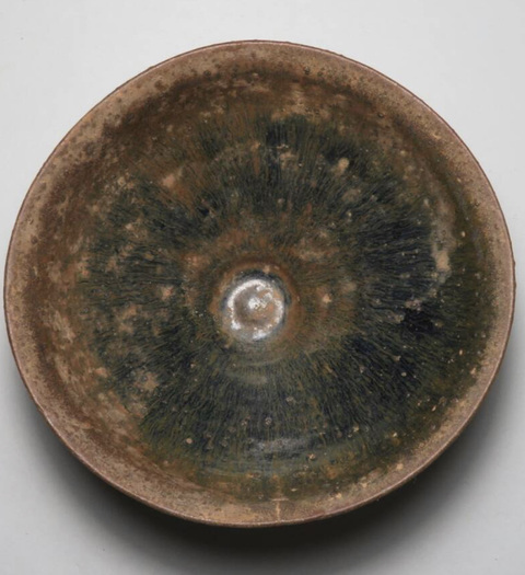 古玩陶瓷建窯兔毫茶盞真品鑒賞圖