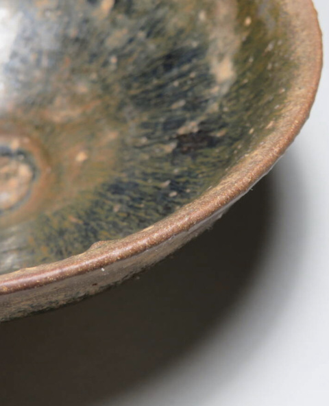 古玩陶瓷建窯兔毫茶盞真品鑒賞圖