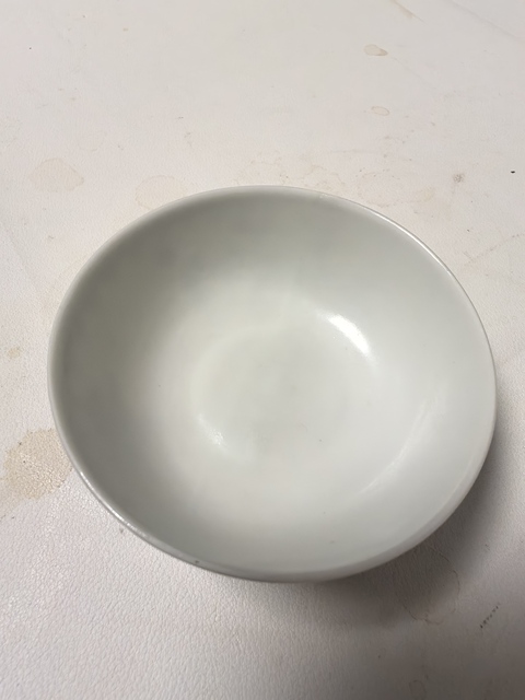 古玩陶瓷青花花卉紋臥足杯真品鑒賞圖