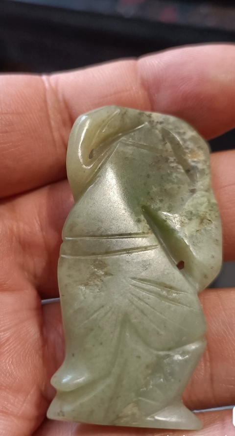 古玩玉器和田玉雕“童子”真品鑒賞圖