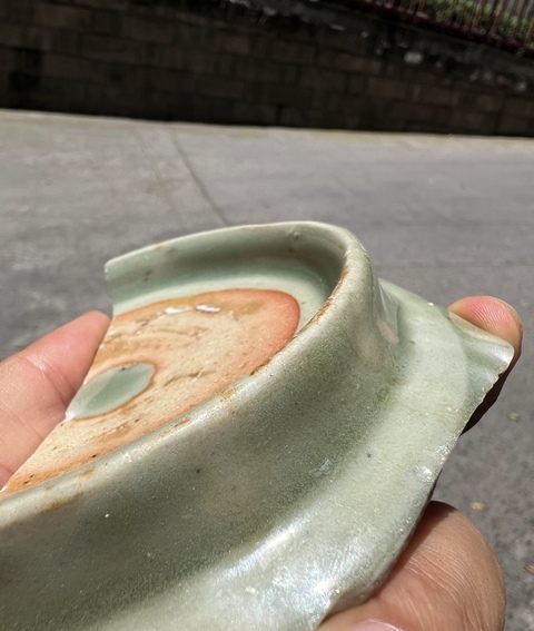 古玩陶瓷龍泉青瓷標本真品鑒賞圖