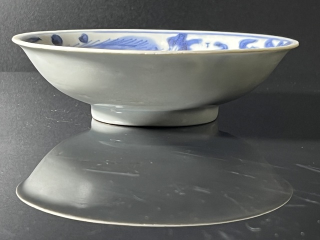 古玩陶瓷清康熙青花雙鳳紋盤拍賣,當(dāng)前價格2200元