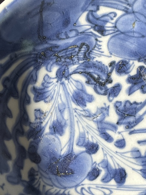 古玩陶瓷清康熙青花雙鳳紋盤拍賣,當(dāng)前價格2200元